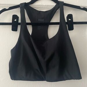 Girlfriend Collective Black Sports Bra Size Small